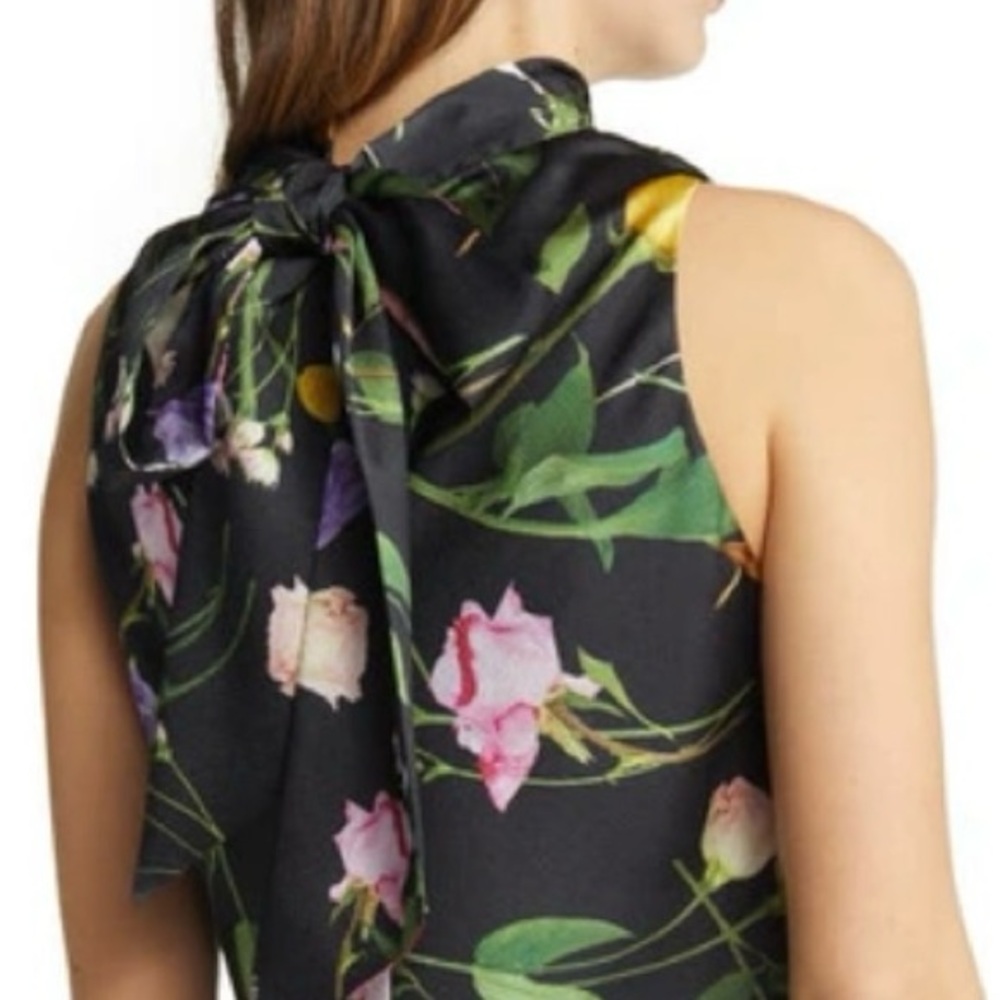 TED BAKER Demitri Mock Neck Sleeveless Top